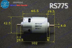 Động Cơ 775 RS775 - Trục 4mm