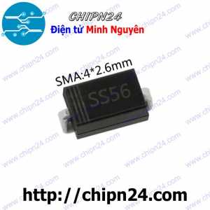 [KX] Diode Dán SS56 SMA 5A 60V (SMD) (4.3x2.6mm) (Diode xung)